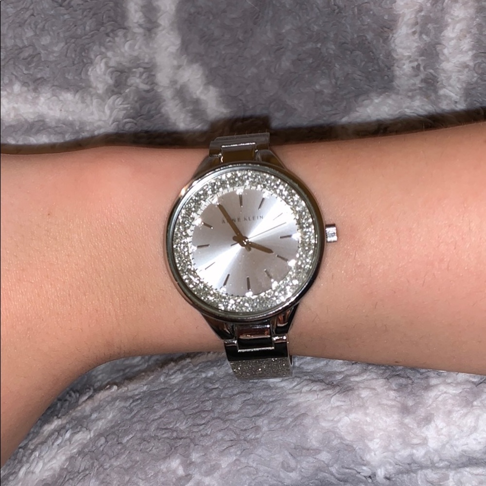 Anne Klein Silver Watch